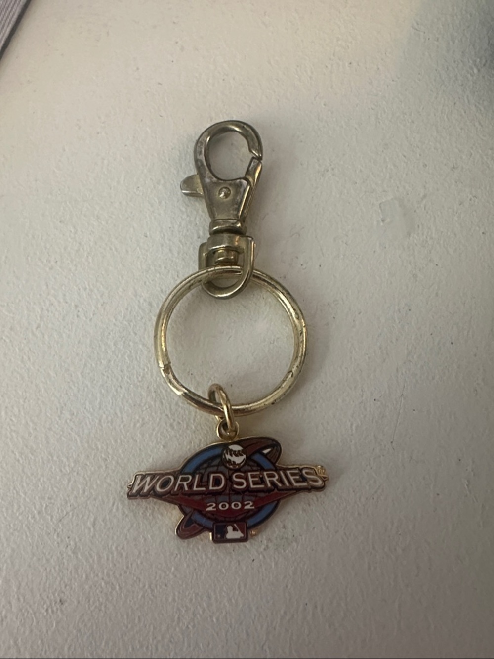 Euc 2002 World Series Gold-Tone Keychain Peter David